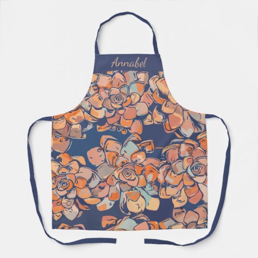 Botanicals im Herbst in erdigen Neutralen und Mari Schürze (Vorderseite)