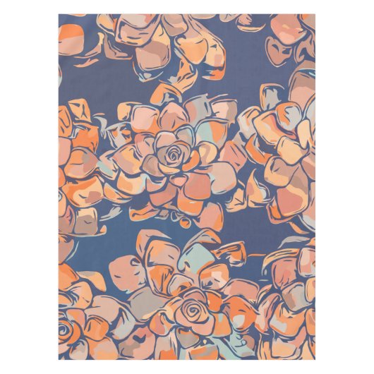 Botanicals im Herbst in erdigen Neutralen und Mari Tischdecke (Vorderseite)