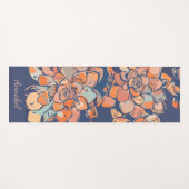 Botanicals im Herbst in erdigen Neutralen und Mari Yogamatte (Vorderseite (Horizontal))