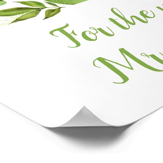 Botanicals-Karten und Geschenke-Zeichen Poster (Ecke)