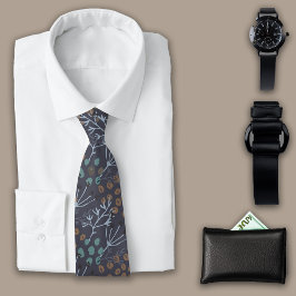 Botanicals Midnight Blue Krawatte