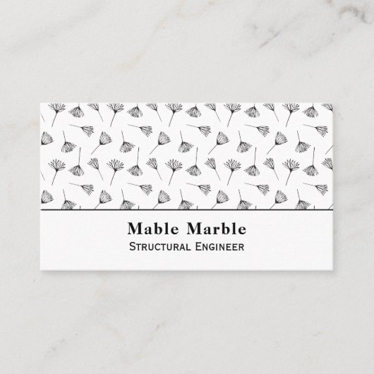 Botanicals Scatter Scatter Visitenkarte (Vorderseite)