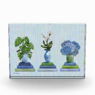 Botanicals und Bücher Foto Block