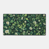 Botanik Art Nouveau Desk Mat - Sage Green Floral Schreibtischunterlage (Vorderseite)