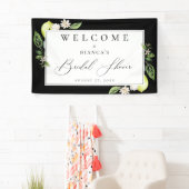 Botanik-Brautparty-Begrüßungsbanner Banner (Insitu)