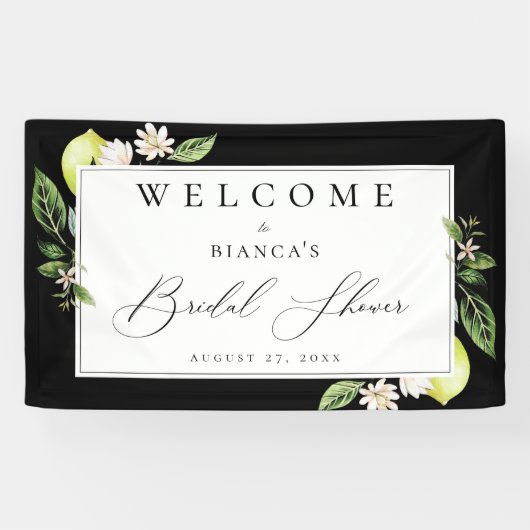 Botanik-Brautparty-Begrüßungsbanner Banner (Horizontal)