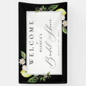 Botanik-Brautparty-Begrüßungsbanner Banner (Vertikal)