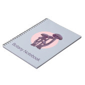 Botanik-Notebook mit magischen Rollstühlen Notizblock (Linke Seite)