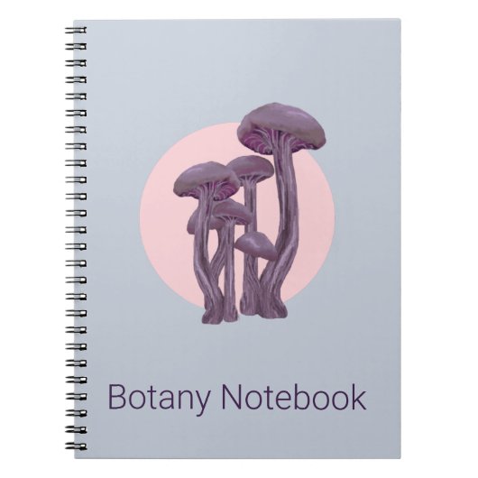 Botanik-Notebook mit magischen Rollstühlen Notizblock (Vorderseite)