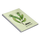 Botanik Notebook Pflanze Liebhaber der Biologie Notizblock (Rechte Seite)