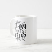 Botanik-Pflanze in letzter Zeit Kaffeetasse (Vorderseite Links)