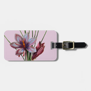 Botanik: Safran Gepäckanhänger