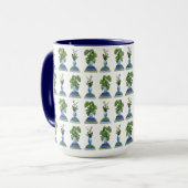 Botanik- und Buch-Tasse Tasse (Vorderseite Links)