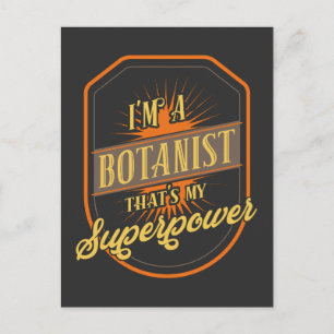 Botanikerin Postkarte