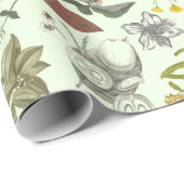 Botanikmuster 1 geschenkpapier (Rolleneckpunkt)