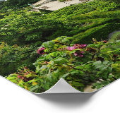 Botanique-Garten im Zentrum von Brüssel, Belgien Poster (Ecke)