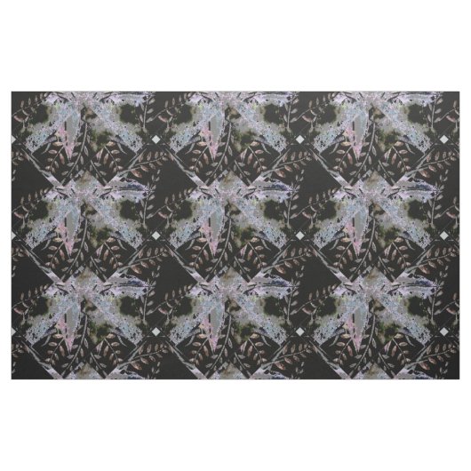 Botanisch Abstrakt (schwarz) Stoff (Fat Quarter (45,7 x 55,9 cm))