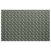 Botanisch blühend schwarz und grün stoff (Yard (91,4 cm))