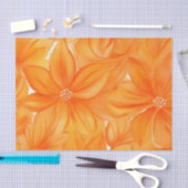 Botanisch-blühende Orangenblume Seidenpapier (Handwerk)
