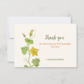 Botanisch Dankeskarte (Vorderseite)