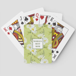 Botanisch die beste Mama der Welt Spielkarten