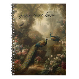 Botanisch: Drei Pfahlgarten individuell anpassbar Notizblock