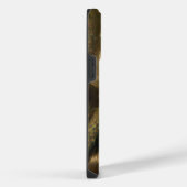 Botanisch: drei Pfauen im englischen Garten iPhone Hülle (Rechte Seite)