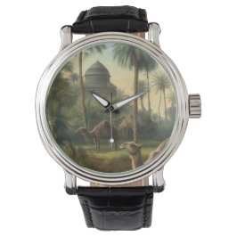 Botanisch: Dromedaren im Dschungel in der Nähe ein Armbanduhr