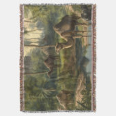 Botanisch: Dromedaren im Dschungel in der Nähe ein Decke (Vorderseite Vertikal)