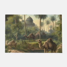 Botanisch: Dromedaren im Dschungel in der Nähe ein Fußmatte