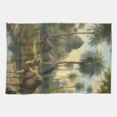 Botanisch: Dromedaren im Dschungel in der Nähe ein Geschirrtuch (Horizontal)