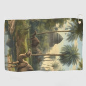 Botanisch: Dromedaren im Dschungel in der Nähe ein Golfhandtuch (Horizontal)