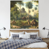 Botanisch: Dromedaren im Dschungel in der Nähe ein Leinwanddruck (Insitu (Schlafzimmer))