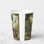 Botanisch: Dromedaren im Dschungel in der Nähe ein Pappbecher (Rechts)