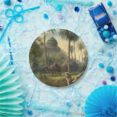 Botanisch: Dromedaren im Dschungel in der Nähe ein Pappteller (Party)