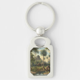 Botanisch: Dromedaren im Dschungel in der Nähe ein Schlüsselanhänger