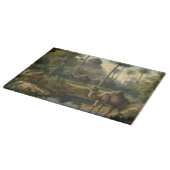 Botanisch: Dromedaren im Dschungel in der Nähe ein Schneidebrett (Ecke)