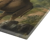 Botanisch: Dromedaren im Dschungel in der Nähe ein Schneidebrett (Ecke)