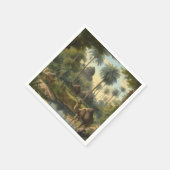 Botanisch: Dromedaren im Dschungel in der Nähe ein Serviette (Ecke)