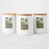 Botanisch: Dromedarien im Dschungel anpassbar Lebensmitteletikett (Flaschen)