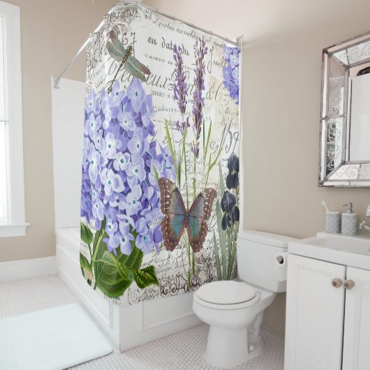 botanisch duschvorhang (Beispiel)