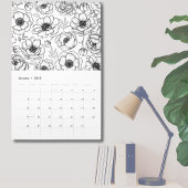 Botanisch-elegant-floral Illustriert Kalender