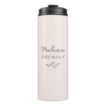 Botanisch Elegant Modern Minimalistisch Rosa
