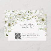 Botanisch elegant RSVP karte (Vorne/Hinten)