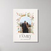 Botanisch-elegante Botanische Foto-Bogen Leinwanddruck (Vorderseite)