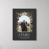 Botanisch-elegante Botanische Foto-Bogen Leinwanddruck (Vorderseite)