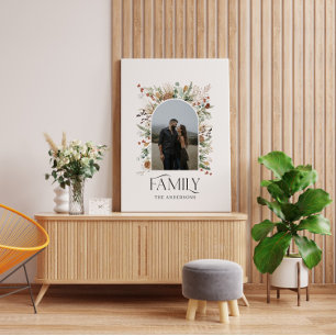 Botanisch elegante Botanische Foto-Bogen Leinwanddruck