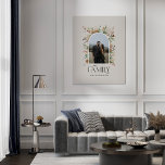 Botanisch-elegante Botanische Foto-Bogen Leinwanddruck<br><div class="desc">Botanische,  elegante Leinwand aus Foto. Ideal für Hochzeit,  Jubiläum,  Geburtstag oder Weihnachtsgeschenk</div>