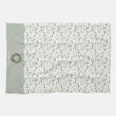 botanisch elegante moderne Geschenkdekoration Geschirrtuch (Horizontal)