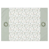 botanisch elegante moderne Geschenkdekoration Tischdecke (Vorderseite (Horizontal))